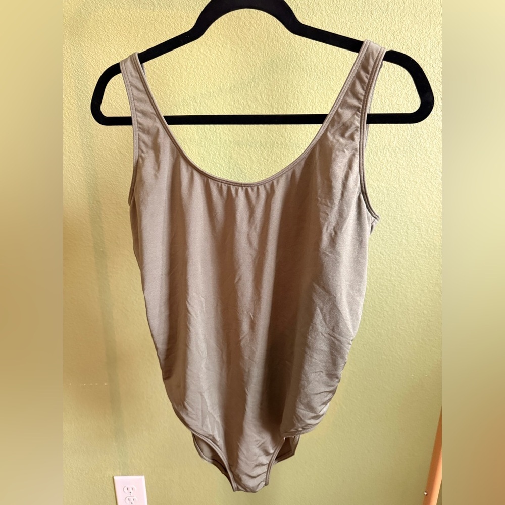 Abercrombie & Fitch Olive Green Scoop Neck Bathing Suit